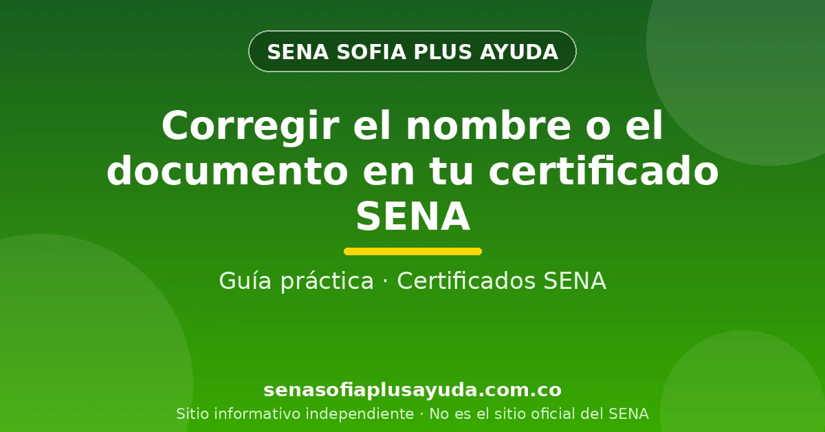 Persona comparando su cédula con los datos impresos en su certificado del SENA