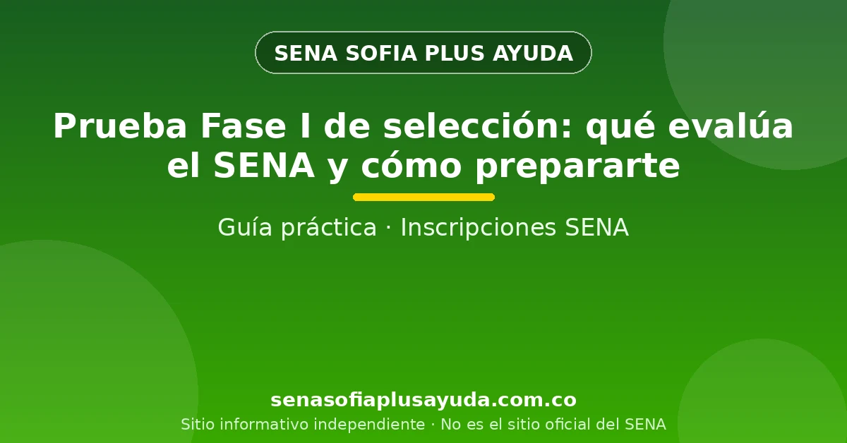 Aspirante preparándose en un computador para presentar la prueba web de Fase I del SENA