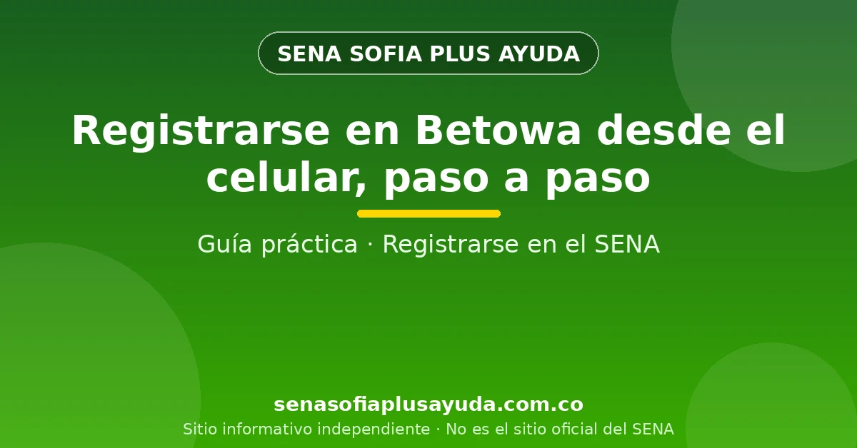 Persona creando su cuenta de Betowa desde el navegador de su celular con su documento de identidad en la mano